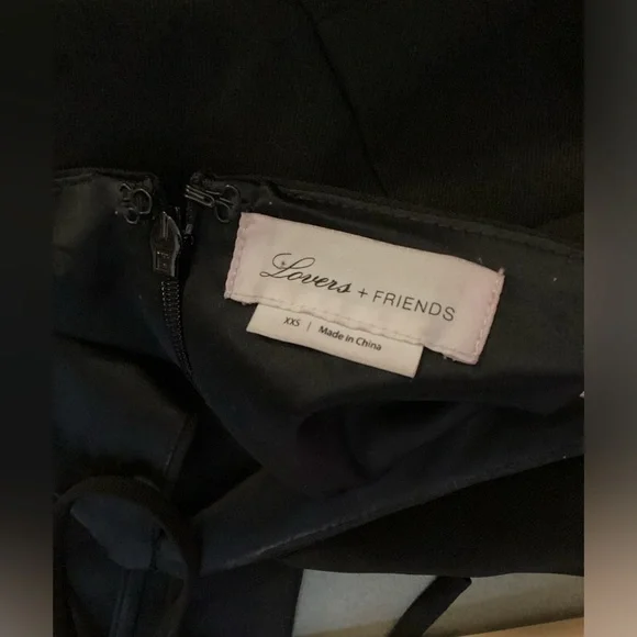 Lovers + Friends Halter Ciara Jumpsuit Black Size XXS - Picture 6 of 8